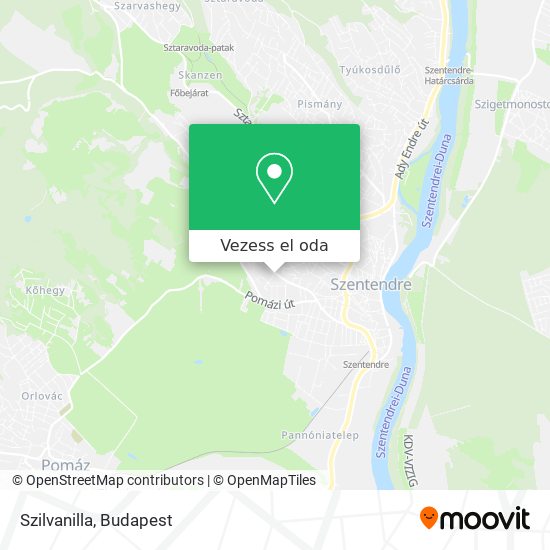 Szilvanilla térkép