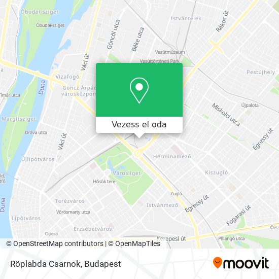 Röplabda Csarnok térkép