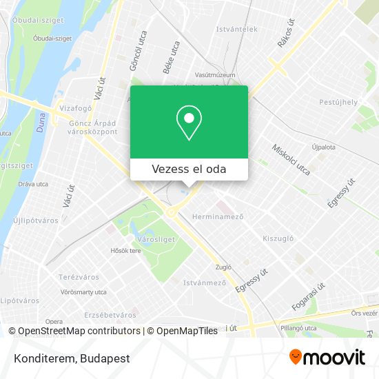Konditerem térkép