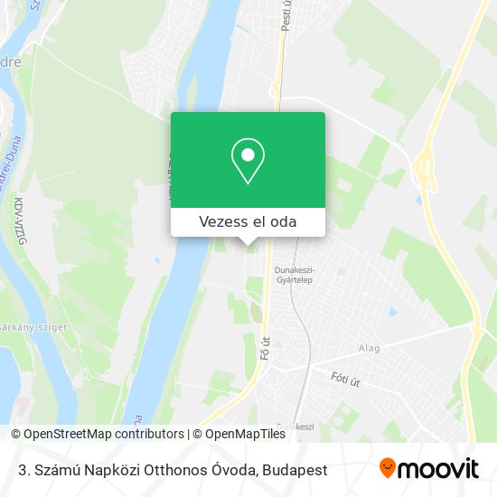 3. Számú Napközi Otthonos Óvoda térkép