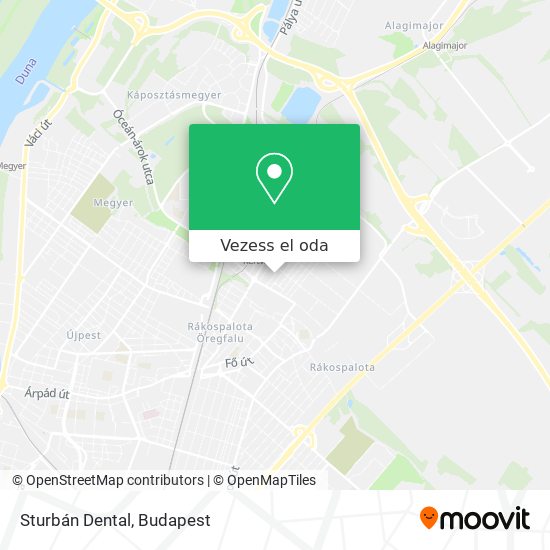 Sturbán Dental térkép