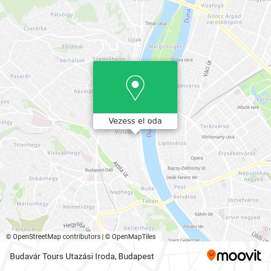 Budavár Tours Utazási Iroda térkép