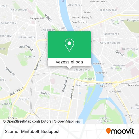 Szomor Mintabolt térkép
