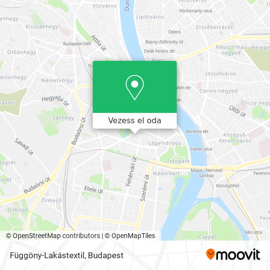 Függöny-Lakástextil térkép