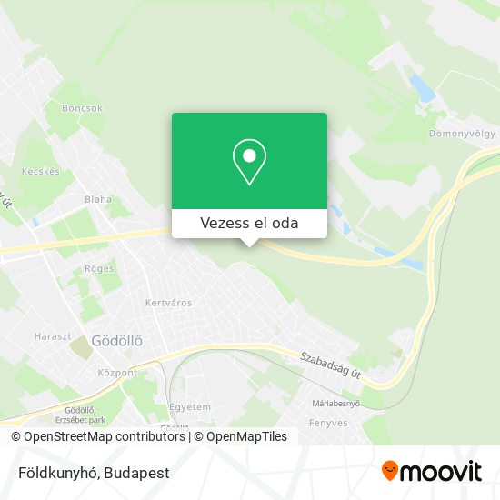 Földkunyhó térkép