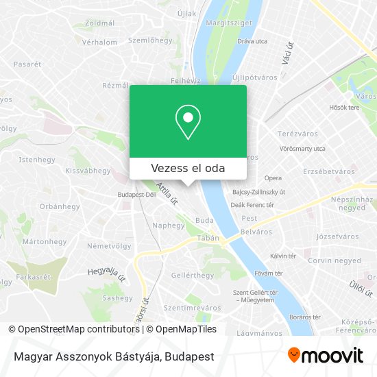 Magyar Asszonyok Bástyája térkép