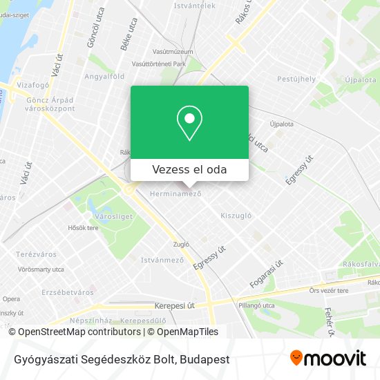 Gyógyászati Segédeszköz Bolt térkép