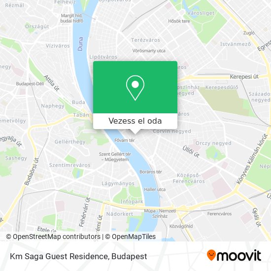 Km Saga Guest Residence térkép