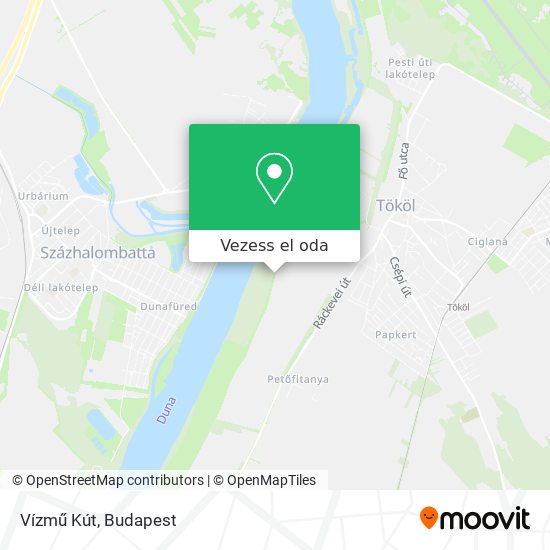 Vízmű Kút térkép