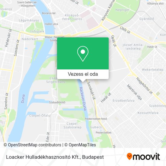 Loacker Hulladékhasznosító Kft. térkép
