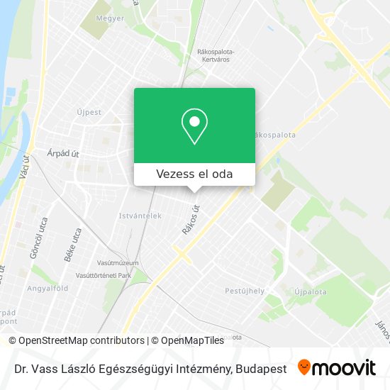 Dr. Vass László Egészségügyi Intézmény térkép