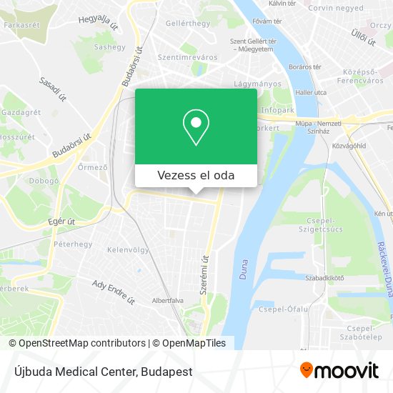 Újbuda Medical Center térkép