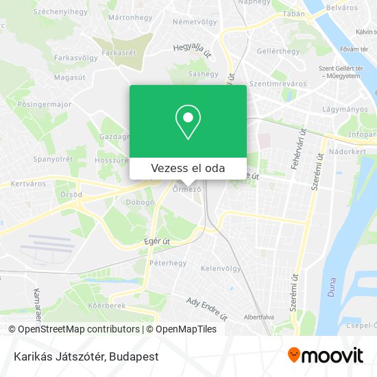 Karikás Játszótér térkép