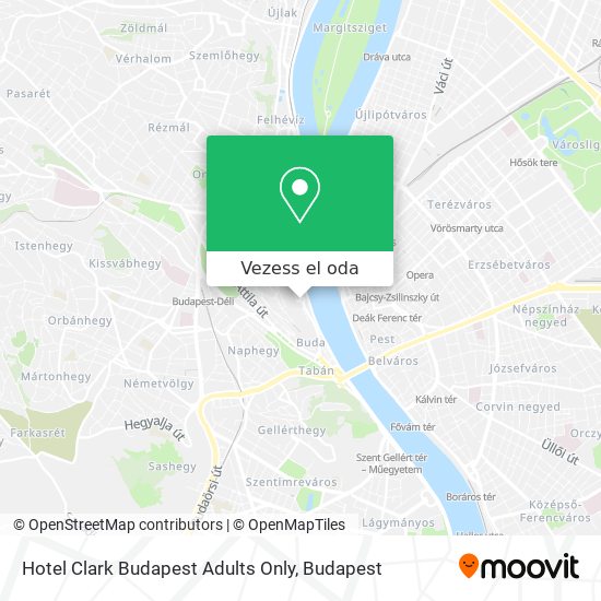Hotel Clark Budapest Adults Only térkép
