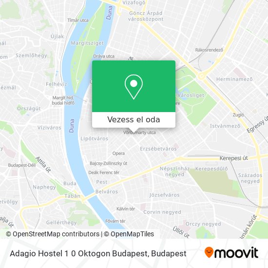 Adagio Hostel 1 0 Oktogon Budapest térkép