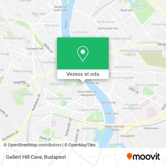 Gellért Hill Cave térkép