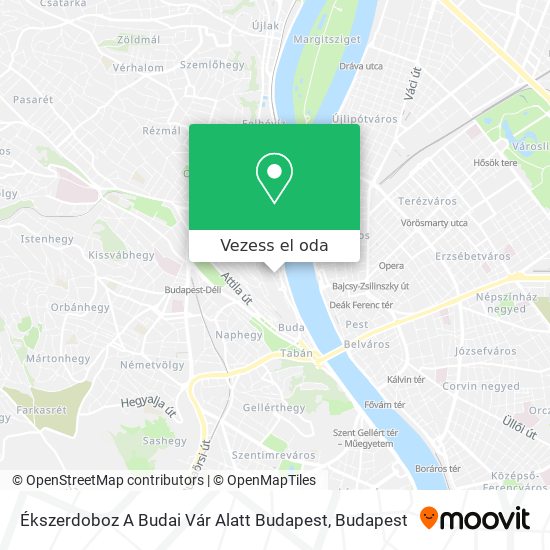 Ékszerdoboz A Budai Vár Alatt Budapest térkép