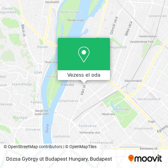 Dózsa György út Budapest Hungary térkép