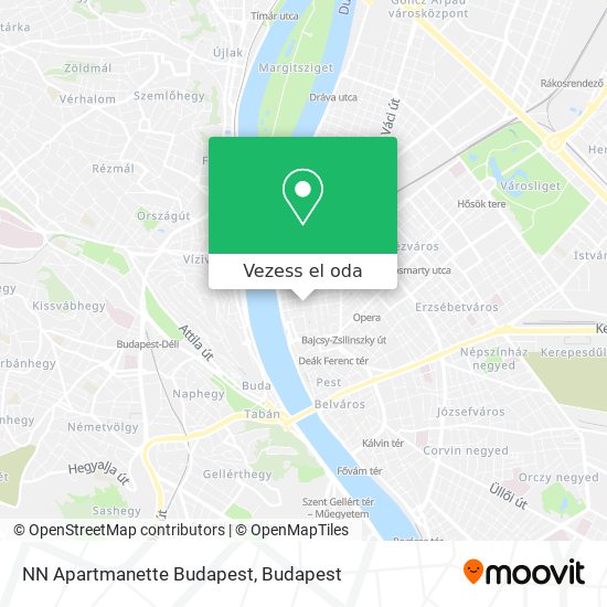 NN Apartmanette Budapest térkép