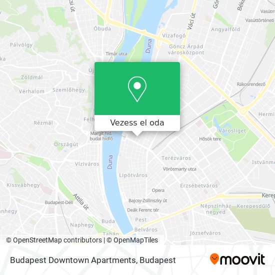 Budapest Downtown Apartments térkép
