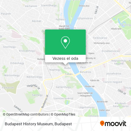 Budapest History Museum térkép