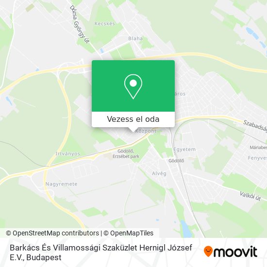 Barkács És Villamossági Szaküzlet Hernigl József E.V. térkép