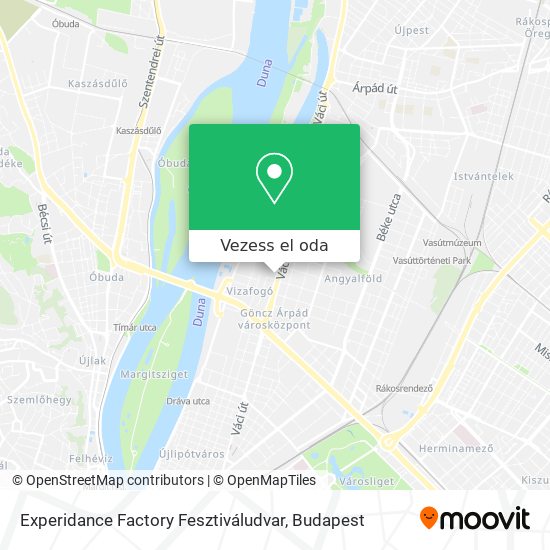 Experidance Factory Fesztiváludvar térkép