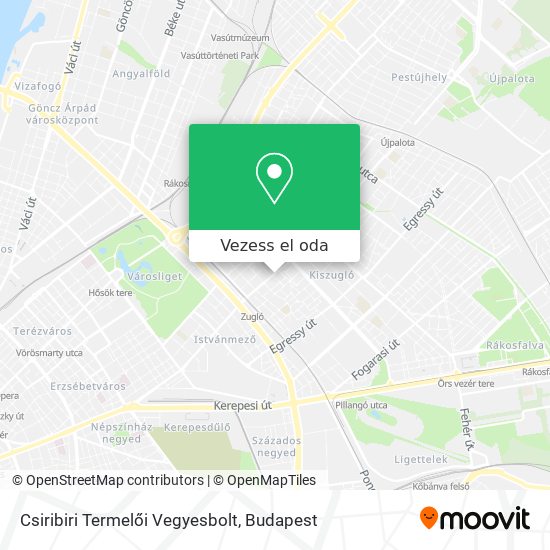 Csiribiri Termelői Vegyesbolt térkép
