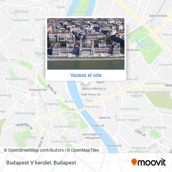 Budapest V kerület térkép