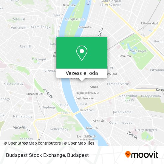 Budapest Stock Exchange térkép