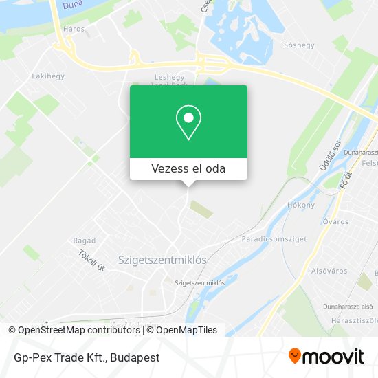 Gp-Pex Trade Kft. térkép