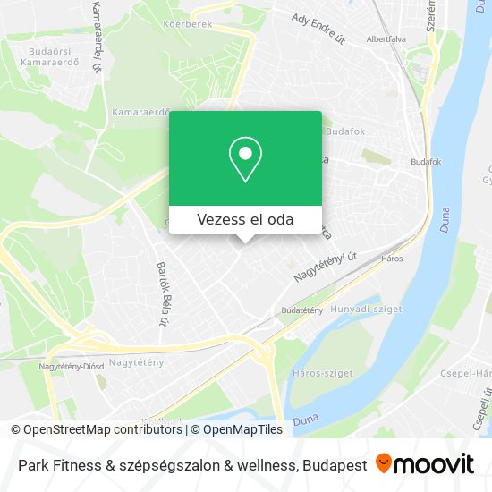 Park Fitness & szépségszalon & wellness térkép