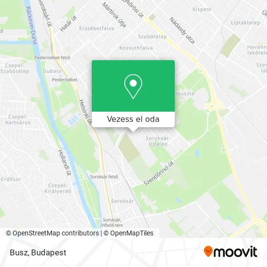 Busz térkép