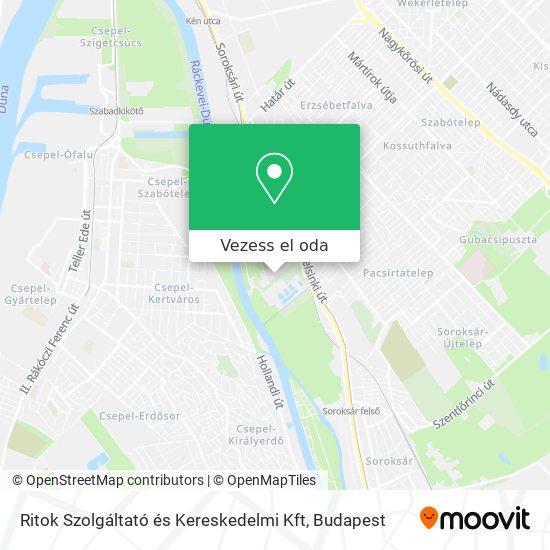 Ritok Szolgáltató és Kereskedelmi Kft térkép