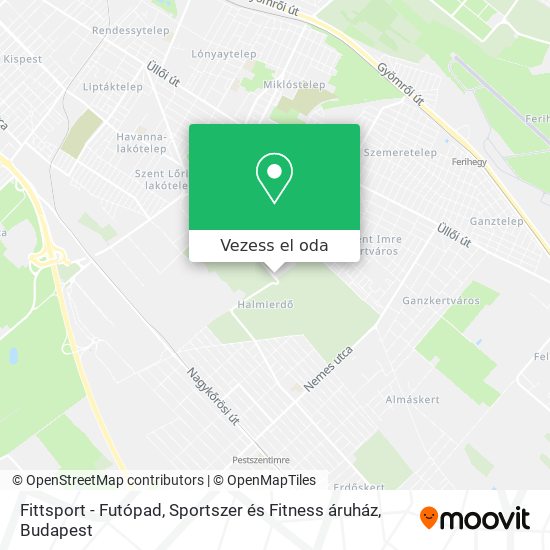 Fittsport - Futópad, Sportszer és Fitness áruház térkép