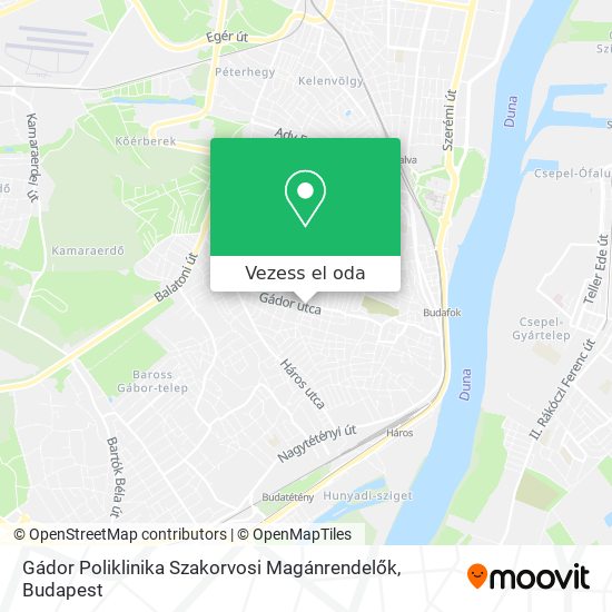 Gádor Poliklinika Szakorvosi Magánrendelők térkép