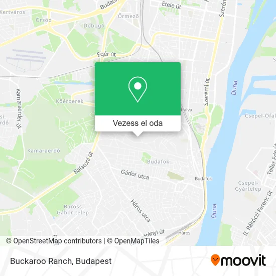 Buckaroo Ranch térkép