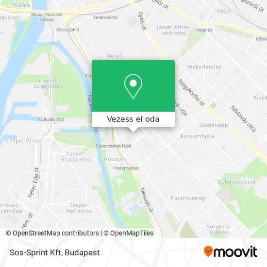 Sos-Sprint Kft térkép