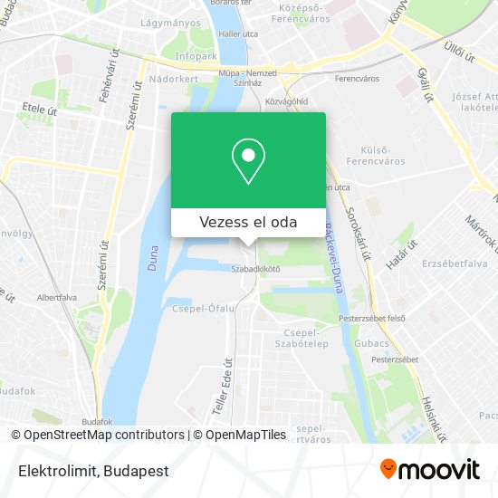 Elektrolimit térkép