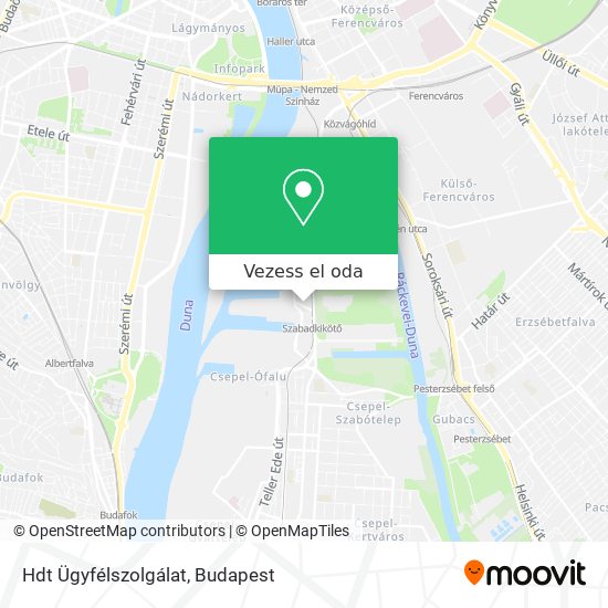 Hdt Ügyfélszolgálat térkép