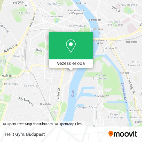 Helit Gym térkép