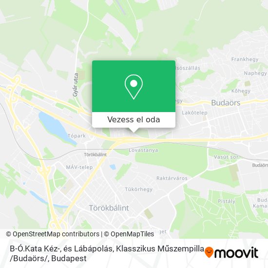 B-Ó.Kata Kéz-, és Lábápolás, Klasszikus Műszempilla /Budaörs/ térkép