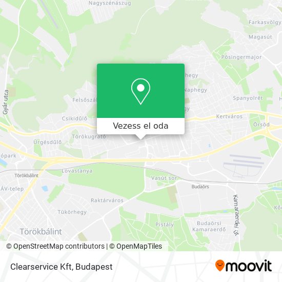 Clearservice Kft térkép
