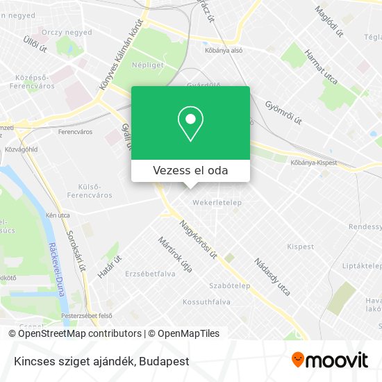 Kincses sziget ajándék térkép