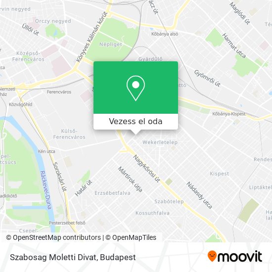 Szabosag Moletti Divat térkép