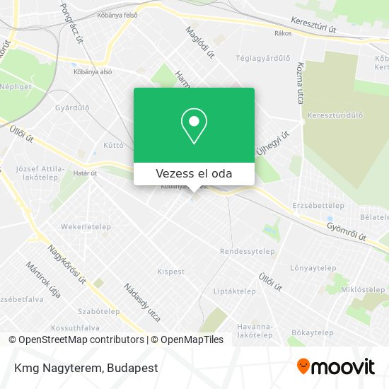 Kmg Nagyterem térkép
