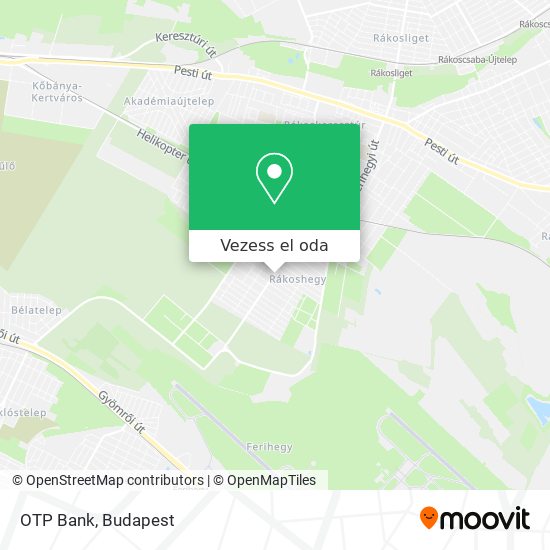 OTP Bank térkép