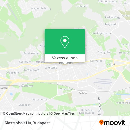 Riasztobolt.Hu térkép
