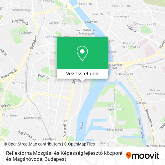Reflextorna Mozgás- és Képességfejlesztő központ és Magánóvoda térkép