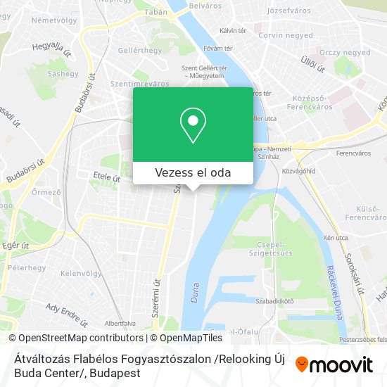 Átváltozás Flabélos Fogyasztószalon /Relooking Új Buda Center/ térkép